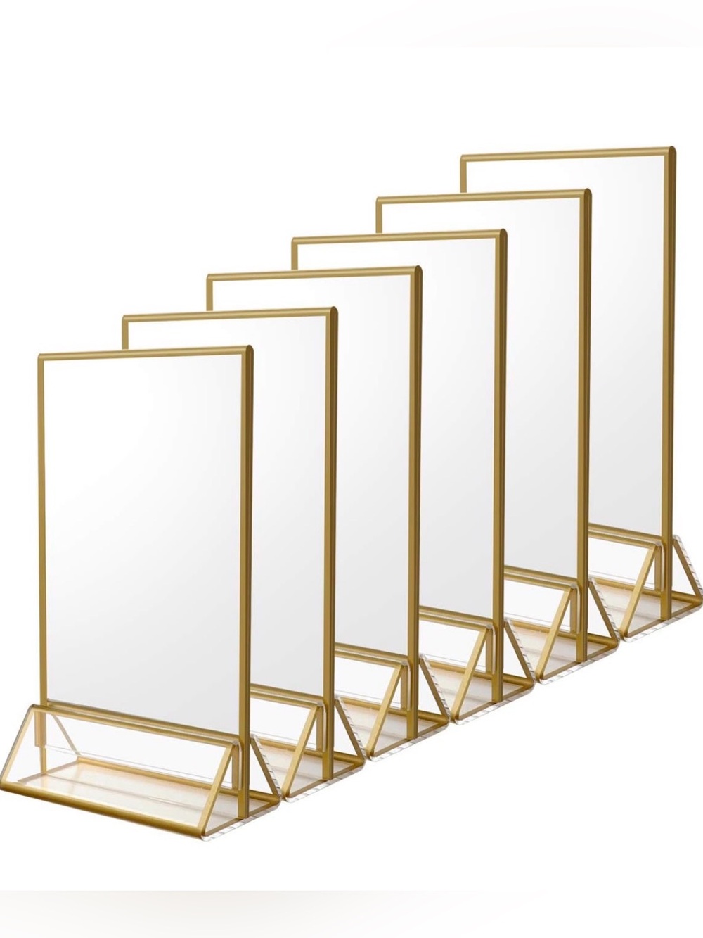 5X7 Acrylic Signs - 18 in total- Double Sided PERFECT for your Wedding or Event